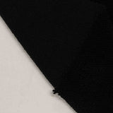 Polyester Stretch Chenille Fabric, 330 gsm, 145 cm — Black — photo 2