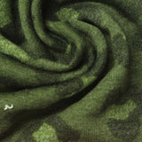 Green Leopard French Terry, Poly-Cotton — photo 2