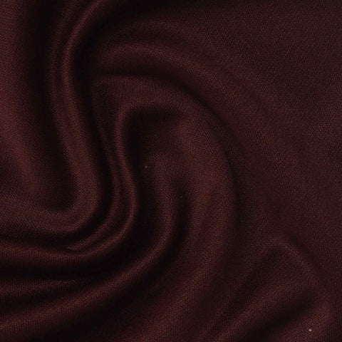 Cotton Polyester Scuba Knit Fabric, 200 gsm, 160 cm — Brown