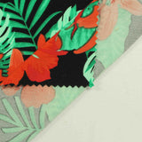 Red Flowers Knit, Polyester — photo 2