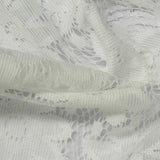 White Floral Lace, Polyester — photo 2