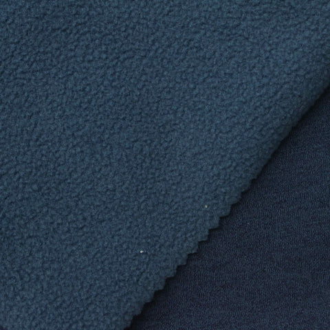 Dark Blue Marl Fleece, Polyester, 315 gsm