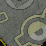 Yellow Abstract Interlock Knit, Polyester — photo 2