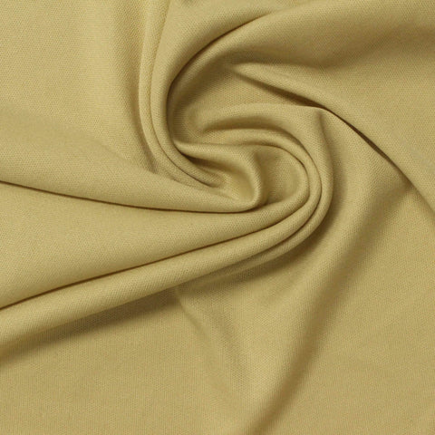100% Polyester Interlock Knit Fabric, 110 gsm — Khaki