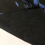 Blue Floral Knit, Poly-Cotton — photo 2