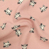 White Cartoon-Cat Woven, Polyester — photo 2