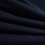 Striped Knit Fabric, 310 gsm, 160 cm — Navy — photo 2