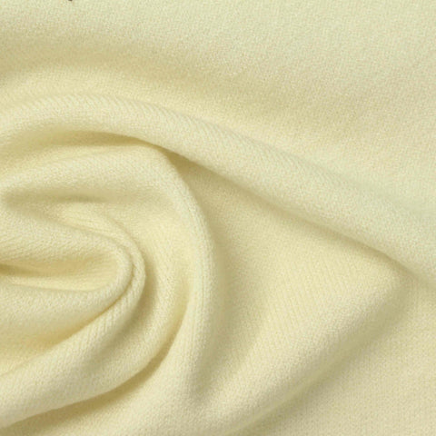 Polyester Acrylic Blend Stretch Rib Knit Fabric, 320 gsm, 190 cm