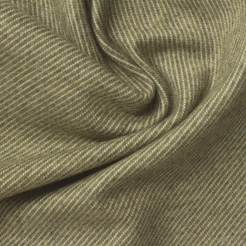 Khaki Diagonal-Stripe Interlock Knit, Polyester