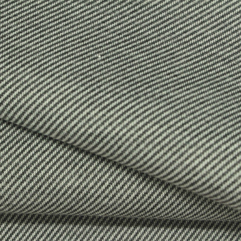 Grey Stripe Scuba Knit, Polyester