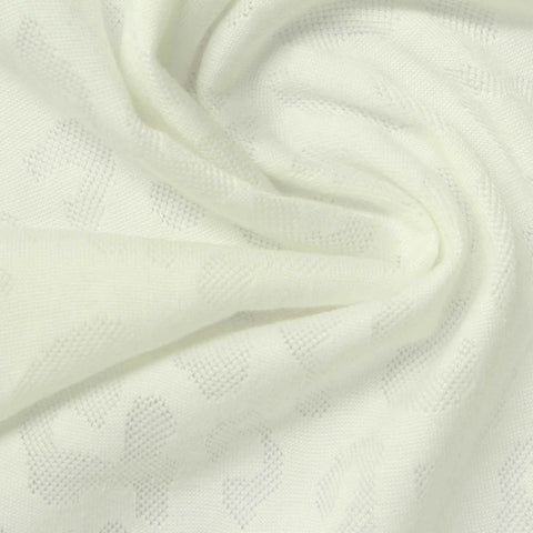 Off-White Animal Print Jersey Knit, Poly-Viscose