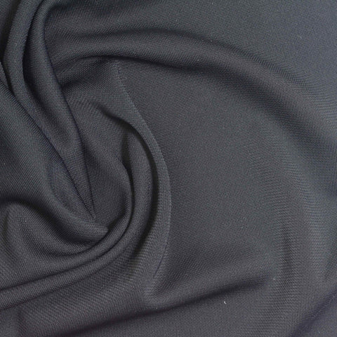Polyester Stretch Interlock Knit Fabric, 280 gsm, 160 cm — Grey