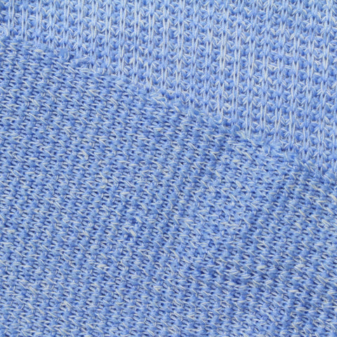 Light Blue Marl Rib Knit, Poly-Cotton, 304 gsm