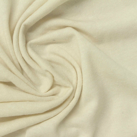 Polyester Cotton Jersey Knit Fabric, 141 gsm, 150 cm — Beige