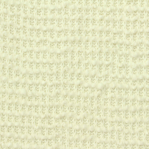 100% Cotton Waffle Knit Fabric, 400 gsm, 175 cm — Beige