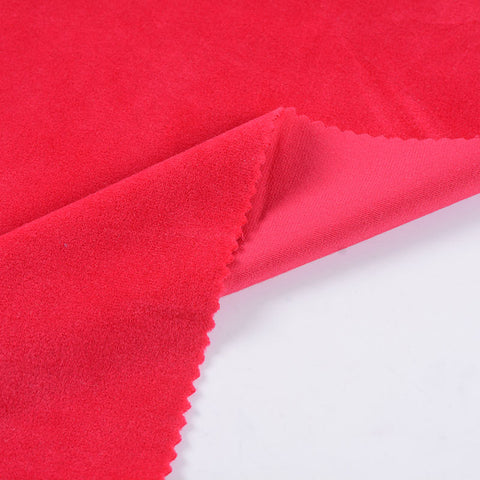 Fleece Fabric, 175 cm — Red