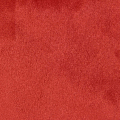 100% Polyester Minky Fabric, 210 gsm, 166 cm — Red