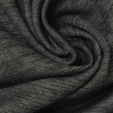 Dark Grey Heathered-Marl Scuba Knit, Polyester — photo 2