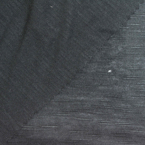 Dark Grey Marl Jersey Knit, Viscose, 158 gsm
