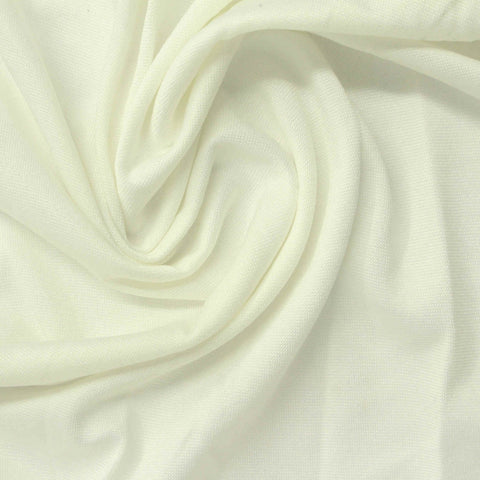 Brushed Polyester Stretch Milk Silk Knit Fabric, 167 gsm, 150 cm — Beige