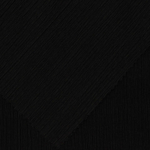 Polyester Stretch Warp Knit Fabric, 150 gsm, 135 cm — Black