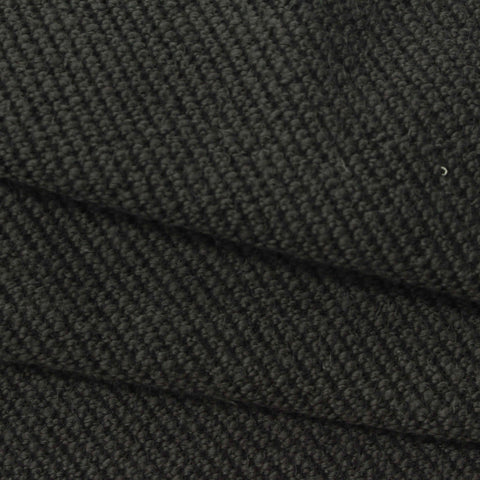 Cotton Polyester French Terry Fabric, 350 gsm, 160 cm — Black