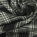 Black Plaid Jacquard, Polyester — photo 2