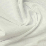 Polyester Cotton Jersey Knit Fabric, 160 gsm, 140 cm — White — photo 2