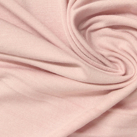 Viscose Stretch Jersey Knit Fabric, 219 gsm, 160 cm — Pink