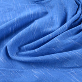 Blue Flecked Jersey Knit, Cotton — photo 2