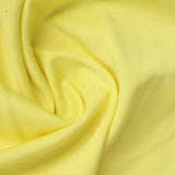 Viscose Nylon Stretch Ponte Knit Fabric, 300 gsm, 150 cm — Yellow — photo 2