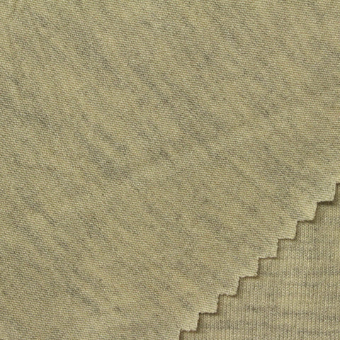 Light Olive Marl Jersey Knit