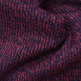 Red Marl Interlock Knit, Poly-Cotton — photo 2