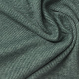 Muted Green Marl Rib Knit, Poly-Cotton — photo 2