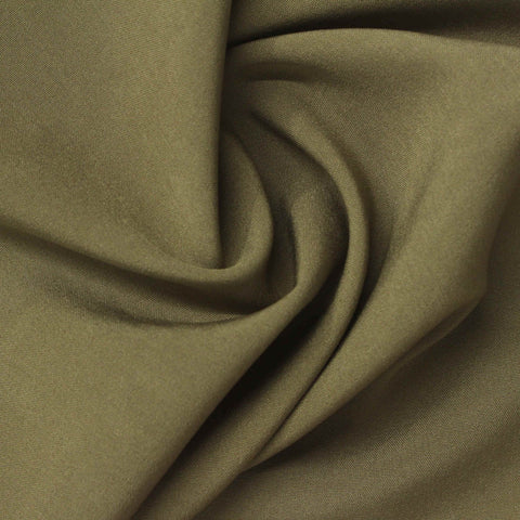 Polyester Stretch Knit Fabric, 126 gsm, 150 cm — Khaki