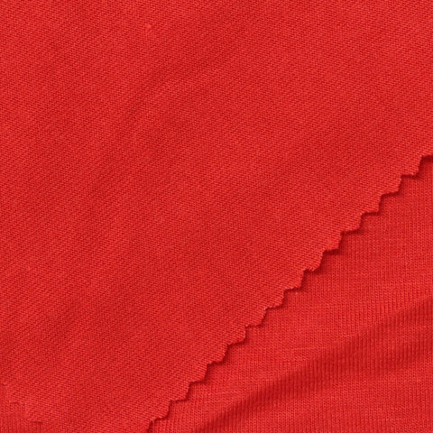 Polyester Viscose Jersey Knit Fabric, 173 gsm, 164 cm — Red