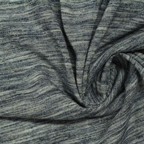 Polyester Viscose Jersey Knit Fabric, 140 gsm, 160 cm — Grey, ref EF-204473