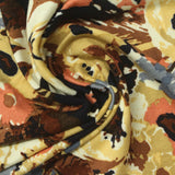 Yellow Bold-Floral Knit, Viscose — photo 2