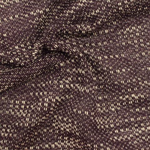 Dark Purple Fine-Marl Knit, Polyester