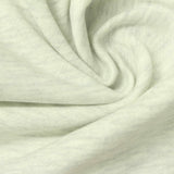 Brushed Polyester Cotton French Terry Fabric, 230 gsm, 180 cm — White — photo 2