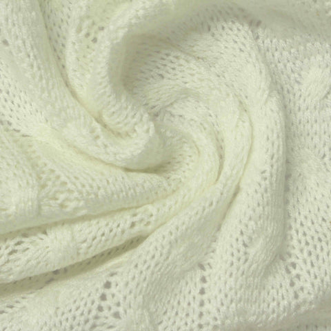White Diamond Pointelle Knit