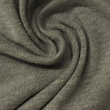 Grey-Green Marl Jersey Knit, Cotton-Poly — photo 2