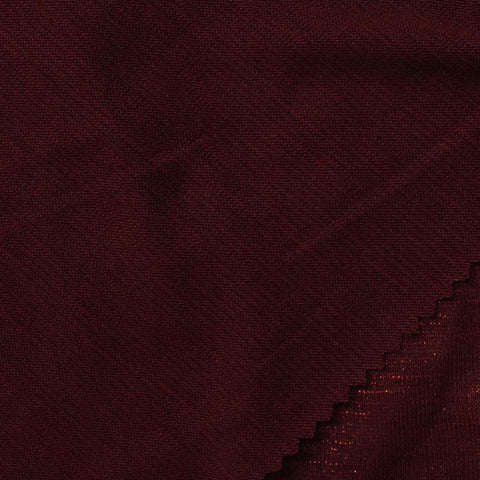 Deep Red Marl Knit, Cotton