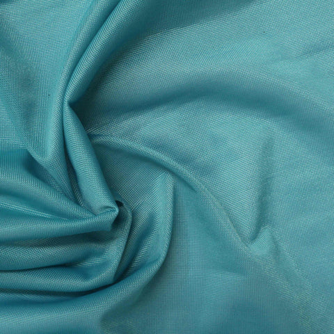 Polyester Stretch Jersey Knit Fabric, 138 gsm, 170 cm — Blue