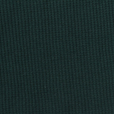 Cotton Polyester Waffle Knit Fabric, 190 gsm — Green