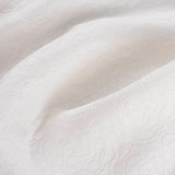 White Tone-on-Tone Floral Jacquard, Polyester — photo 2