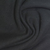 Cotton Polyester French Terry Fabric, 330 gsm, 180 cm — Black — photo 2