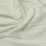 Off-White Stripes Jersey Knit, Poly-Viscose — photo 2