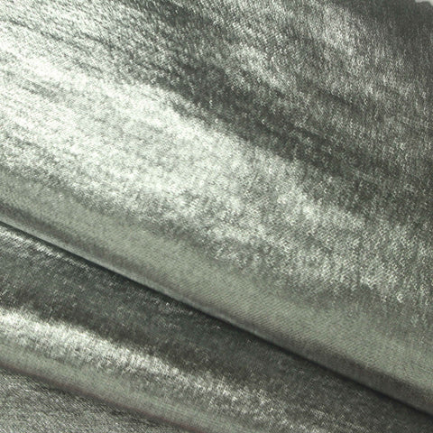 Viscose Nylon Stretch Bengaline Fabric, 260 gsm, 148 cm — Grey