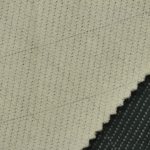 Jacquard Cotton Polyester Stretch Knit Fabric, 300 gsm, 160 cm — Green